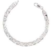Bracelet - L'ATELIER D'AZUR - Argent Massif 925/000 - Maille Marine - Homme