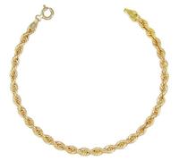 Bracelet - L'ATELIER D'AZUR - Maille Corde - Or Jaune Véritable - 18cm - 0.40cm - 2.20gr