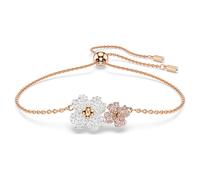 Bracelet Latisha, Fleur, Multicolore, Placage de ton or rosé OS