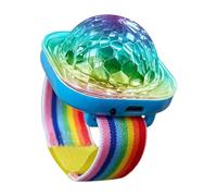 Bracelet LED | Bracelet boule disco - Chargement USB avec ventouse - Bracelet portable LED portable pour décoration de chambre, voiture, club de danse pour adultes