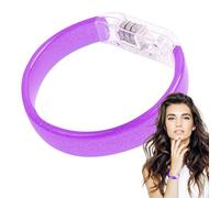 Bracelet LED | Bracelet LED clignotant | Bracelet Luminescent, Bande Multicolore, Cadeaux de fête vibrants pour événements, fêtes, concerts, Refer to description, polypropylène, Unisexe