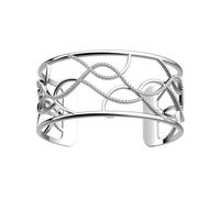 Bracelet - LES GEORGETTES - Les Georgettes Ondes - Argenté - 25mm - Oxyde de zirconium blanc