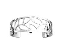 Bracelet - LES GEORGETTES - Manchette évasée - Argenté - 20mm - Cuir interchangeable