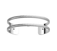 Bracelet - Les Georgettes - Pure Tresse - Argenté - 14mm - Blanc