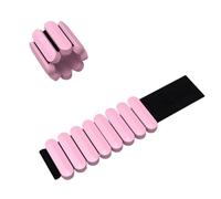 Bracelet Lesté 1 paire de poids de poignet et de cheville de 2 lb for femmes et hommes, réglables, for bras et jambes, for entraînement à domicile, course à pied, yoga(Pink)
