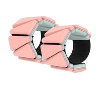 Bracelet Lesté Bracelet de musculation bicolore en silicone for poignet et cheville, bloc de plomb invisible for entraînement de force, équipement de fitness portable(Meat pink)