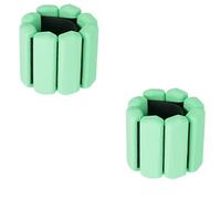 Bracelet Lesté Bracelet de musculation en silicone for poignet et cheville, 1/2 lb, portable, avec poids de résistance, for entraînement et musculation(2LB Green)
