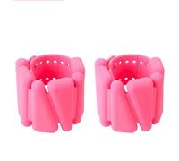Bracelet Lesté Bracelet de musculation réglable en silicone de 1,8 kg, ceinture de cheville for entraînement de renforcement, yoga, natation, jogging, gym, fitness, 0,9 kg(Pink,1Pair 900g)