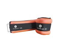 Bracelet lesté SVELTUS - 1,5 kg x2 - Fitness - Rouge - Mixte