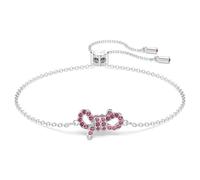 Bracelet Lifelong Bow, Nœud, Rose, Métal rhodié M