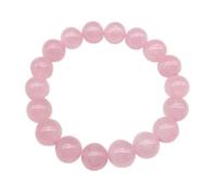 Bracelet - Lithothérapie - Paix et Amour - Quartz rose - 10mm - 18cm - Femme
