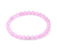Bracelet - Lithothérapie - Paix et Amour - Quartz rose - 6mm - 18cm - Femme
