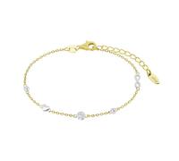 Bracelet - LOTUS - Bracelet Lotus Silver - Argent 925 - Plaqué or - 19 cm