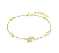 Bracelet - LOTUS - Bracelet Lotus Silver - Argent doré - 19 cm - Oxyde de zirconium