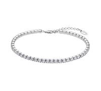 Bracelet - LOTUS - Bracelet Lotus Silver Style Tennis - Argent - Oxyde de zirconium - Blanc