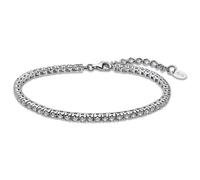 LOTUS SILVER Femme Argent Asscher Zircone bleue Bracelet