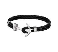 Bracelet - Lotus - LS1832-2-1 - Acier inoxydable - Cuir - Homme