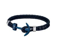 Bracelet - Lotus - LS1832-2/a - Acier inoxydable - Cuir - Noir