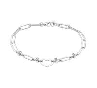 Bracelet - Lotus - Silver Coeur - Argent 925/1000 - Oxyde de zirconium - Blanc