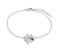 Bracelet Lotus Silver Trèfle Argent Oxydes