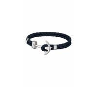 Bracelet Lotus Style LS1832-2-4 - Bracelet Urban Man Double Tressés Bleu Ancre Acier Homme