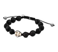Bracelet - Lotus Style - LS3019-2-1 - Tête de Mort - Résine - Noir