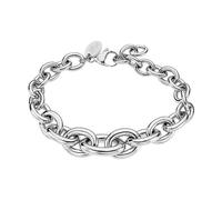 Bracelet Lotus Style Mailles Rondes Acier