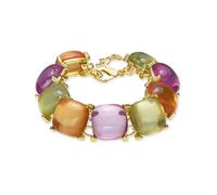 Bracelet - Luxenter - Tosab - Cristal multicolore - finition or jaune 18k - 16 cm + 3 cm de rallonge