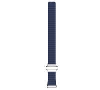 Bracelet - JUSTIN - Samsung Galaxy Watch8/Watch8 Classic - Bleu - Cuir PU - Fermoir magnétique