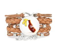 Bracelet Magique Pour La Fête De La Bière : Amusez-Vous Bien ! Bracelet En Cuir Tressé Ajustable À Effet De Diffraction Spectrale, Style Ethnique, Accessoire Idéal Pour Un Anniversaire Ou Noël.