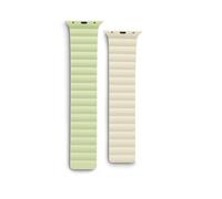 Hama Bracelet Magnétique Sensation Fantastique pour Apple Watch 38/40/41 mm Vert/Beige, Vert/beige, 38/40/41 mm