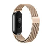 Bracelet Magnétique - BELINE - Mi Band 9/8 - Acier Inoxydable - Or Rose - Mixte