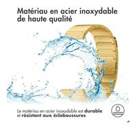 Selencia Bracelet magnétique en acier pour Samsung Galaxy Watch 7 (40/44mm) - Doré