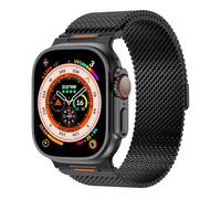 Bracelet magnétique en maille métallique compatible avec Apple Watch Ultra 3/2/1 49 mm Bracelet en acier inoxydable pour séries 11, 10, 9, 8, 7, 6, 5, SE 46 mm, 45 mm, 44 mm