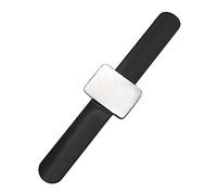 Bracelet magnétique en silicone - 1 pièce - Dragonne magnétique carrée - Bracelet pour stylo portable - Dragonne magnétique pour bricolage, couture, coiffure, 1 stück (1er Pack), Silicone et acier