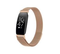 imoshion Bracelet magnétique milanais pour le Fitbit Inspire - Taille S - Rose Dorée