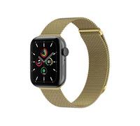 imoshion Bracelet magnétique milanais pour Apple Watch | 44/45/46/49 mm - Taille M - Doré