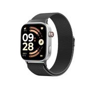 imoshion Bracelet milanais magnétique pour Xiaomi Smart Band 9 Pro/8 Pro et Redmi Watch 6/5/4 - Noir