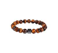 Bracelet magnétique pour homme avec aimants de 800 gauss, pierres naturelles faites à la main, équilibre énergétique, bracelet tendance pour le quotidien et cadeau, bracelet réglable, Eine Grösse