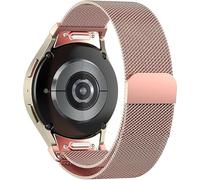 Bracelet Magnétique Samsung Galaxy Watch 7 6 5 4 44mm 40mm/6 Classic 47mm 43mm/4 Classic 46mm 42mm/5 Pro 45mm/FE, Band en Métal Milanais pour Samsung Watch Femme Homme