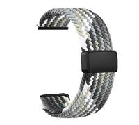Bracelet Magnétique Tressé For Montre Connectée For Amazfit GTR 4, 3, 2, 2e, Pro/GTR 47 Mm, Compatible For Les Modèles For BIP 5, Pace For Stratos 2S(Black White Gray,For Amazfit GTR 3)