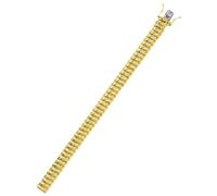 Bracelet Maille Américaine 18 cm - Femme - Or 18 Carats - Largeur chaîne : 8 mm