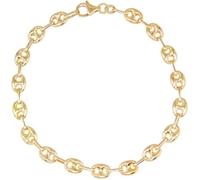 Bracelet - Maille Grain de Café - Or Jaune - Femme