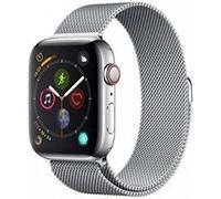 Bracelet Maille Milanaise en Acier Inoxydable pour Watch 38 / 40 / 41mm Argent
