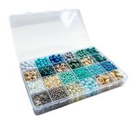 Bracelet Making Kit, Sea Theme Craft Supply, Beach Bead Making, Girl Party | Jewelry Making Bracelet Beads for Women Kids Girls Family Beginners Birthday Holiday Christmas Party Favors
