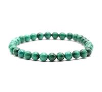 Bracelet Malachite qualité Super Extra | Éloigne le négatif | Taille = 18cm de circonférence | Chakras & Litothérapie | Mineral Est