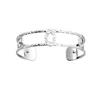 Bracelet manchette - LES GEORGETTES - Ecaille argentée - 14mm - Personnalisable - 2 ans de garantie
