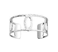 Bracelet manchette - LES GEORGETTES - Écaille argentée - 25mm - Personnalisable - Femme