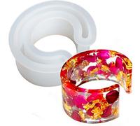 Bracelet Manchette Ouvert Résine Epoxy, Moule Silicone Circum 16.0cm