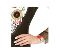 WIDMANN "RED ROSE & WHITE SKULLS BEADED BRACELET" -